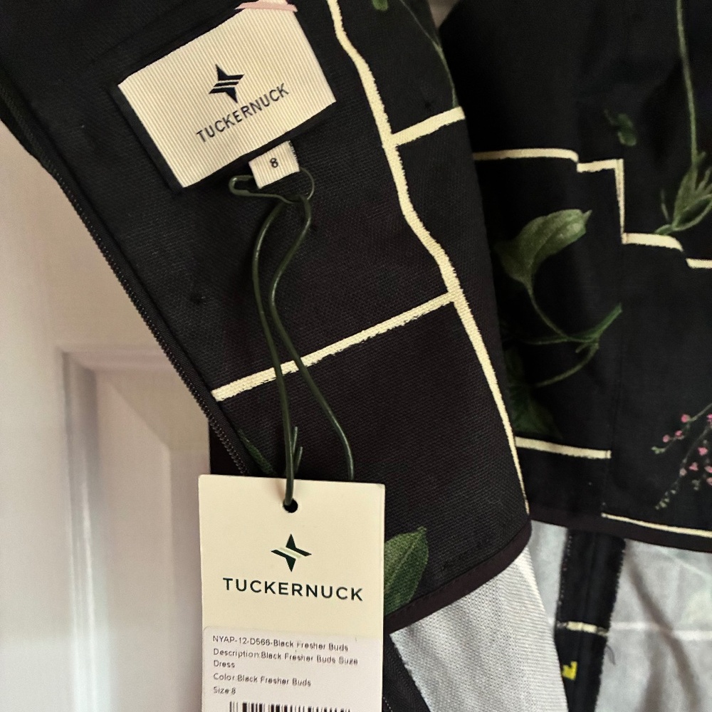NWT Tuckernuck Suze Fresher Buds midi dress 8 M - Picture 10 of 15